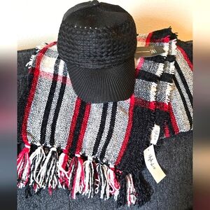 NWT Macys Hat and scarf bundle